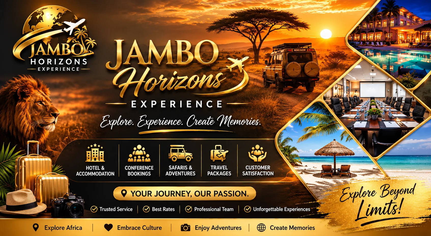 Majestic safari landscape